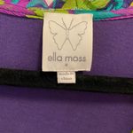 Ella Moss  Silk Floral Ruffle Racerback Blouse Photo 5