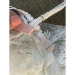 Victoria's Secret  White Very Sexy Lace Babydoll Bra Cami Nightie VS Size Large Photo 6