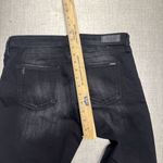 Armani Exchange  WOMEN'S 30 J01 SUPER-SKINNY JEANS BLACK Raw Hem Photo 5