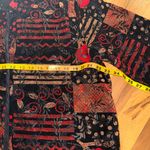 Coldwater Creek Cold water creek floral abstract reversible sweater jacket‎ red black medium LG Photo 3