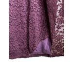 Abercrombie & Fitch Abercrombie and Fitch Purple Lace Dress Women Sz XS Long Sleeve Faux Wrap Vneck Photo 3