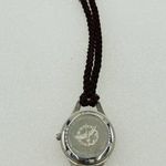 Eddie Bauer  Women's Round Brushed Metal Watch V8V121 with Brown Braided Band Photo 7