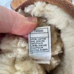 UGG  Australia Tan Brown Chestunt Genuine Leather Short Boots‎ Women's Size 5 Photo 5