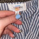 Cali 1850 ✨ Striped Linen Bland Short Overalls✨ Photo 4