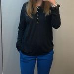 J.Crew black business casual long sleeve shirt M Photo 0