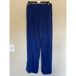 Gaiam  Blue Tie Waist Wide Leg Stretch Yoga Workout Activewear Lounge Pants Small Photo 3