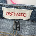 Driftwood  Colette Skinny Cropped Jeans Aztec embroidered cuff sz 28 Photo 4