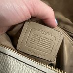 Coach Kleo Carryall Handbag Chalk Pebble Leather Photo 8
