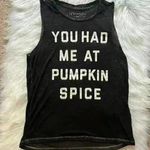 Fifth Sun You Had Me At Pumpkin Spice Burnout Tank Top Small Photo 0