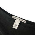 Cotton by Autumn Cashmere Black Italian Yarn Spun One Shoulder Ruched Top Sz M Size M Photo 4