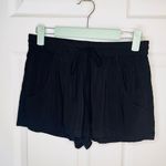 French Connection  Pocket Drawstring Mini Shorts Black 0 Photo 1