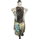 Lily White  Y2K Peacock Feathers Print Camisole Top Photo 1