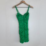 H:ours Revolve Estelle Ruched Mini Cocktail Dress in Kelly Green size Small $138 Photo 8
