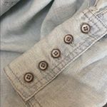 Free People  denim rumi wash top size small Photo 9