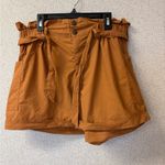 Sans Souci  Women Size Large Paper Bag High waisted‎ Shorts Summer Photo 0
