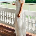 Jaase ✨  Boho Peasant White Crochet Lace Tiered Maxi Long Dress✨ Photo 7