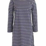 J.Crew NWT Tall Jet-Set Geo Shift in Purple Black Multi Side Zip Dress 2T 2 $138 Photo 0