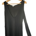 Tobi Black V Neck Dress Oversized Cut Out Sleeves Photo 2