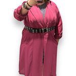 Torrid New Women's Plus Boysenberry Chiffon Drape Trench Duster 1 Missing Belt Photo 4