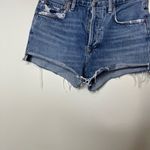 AGOLDE  Parker Distressed Denim Cutoff Shorts Womens Blue 24 Photo 2