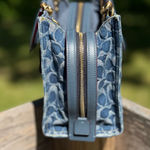 Coach  Signature Denim Rogue 25 Satchel Crossbody Bag NWOT Photo 6