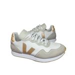 VEJA  Women's White and Gold Sneakers size 6 Photo 1