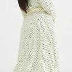 ASOS pale yellow polka dot dress size 2 runs big Size M Photo 15