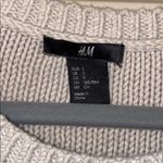 H&M Neutral Knit Sweater Small Photo 1