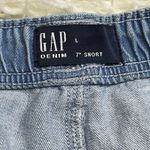Gap  Women's Easy Denim Drawstring Shorts Size L Photo 2