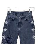 Carmar Alexander Nova Rhinestone Star Jeans Black Size 25 Photo 1