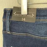 Nanette Lepore Plus Belle High Rise Ankle Skinny Jeans plus size 14 NWT Photo 9