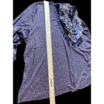 Avenue 30/32 Jersey Knit Purple Long Sleeve Attached Scarf Top Size 32W Photo 6