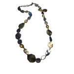 Gucci Gold Tone Long Chain Necklace With Stones Photo 2