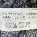 5th & Love Y2K  Baby Doll Midi Dress XL Paisley Black White V-Neck Fairy Grunge Photo 8