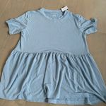 American Eagle BNWT  baby doll top size small nwt baby blue Photo 0