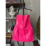retrofete Kimora Leather Embossed Mini Dress Paradise Pink Womens Size Small Photo 5