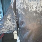 Bo Bel  Pink Velvet V-Neck Dress Ruffle Sleeve Small Photo 1