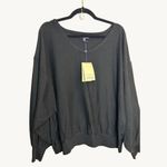 NYDJ  2X Black Sweater Neutral Oversized Comfortable Photo 0