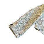 Madewell Button-Front Jacket Tweed Black White Textured Blazer Size 6 Women's Photo 4