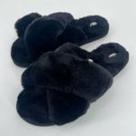 Forever 21 Radley Poppins Court Slippers Size Large Fuzzy Black Bloggers Fave Photo 1