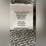 Eileen Fisher  Metallic Gray Knit Sweatshirt Photo 3