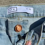 AYR  Jeans The Sugar Straight Leg High Rise Distressed Light Wash size 33 Photo 2