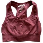 VSHRED Maroon Racerback Sports Bra Gym Activewear Size Small EUC #1182 Red Photo 0
