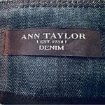 Ann Taylor Denim Pencil Skirt Women's 14 Blue Stretch Back Zip Career Casual Photo 3