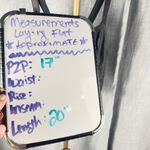 Abercrombie & Fitch  Black Convertible faux leather Fitted Bustier Tank medium Photo 1