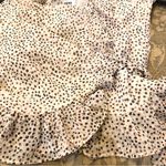 EXPRESS  Ruffle Wrap Cami Blouse Polka Dot M Photo 11