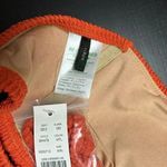J.Crew  NEW Scrunchie Sweetheart Color Rust/Orange Women XXL Textured Swim Top Photo 6
