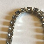 Vintage Silver Tone CZ Rhinestone Formal Classic Boho Necklace Photo 4