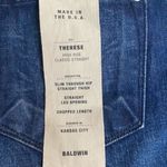 Baldwin Theresa El Dorado Distressed Straight Leg High Waisted Jeans Size 29 Blue Photo 6