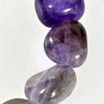 Free People Ariana Ost Crystal Stone Chunky Bracelet Amethyst Purple Bohemian Photo 9